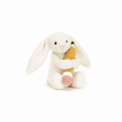 Jellycat Bashful Bunny with Pencil New Zealand | YBPOL7542